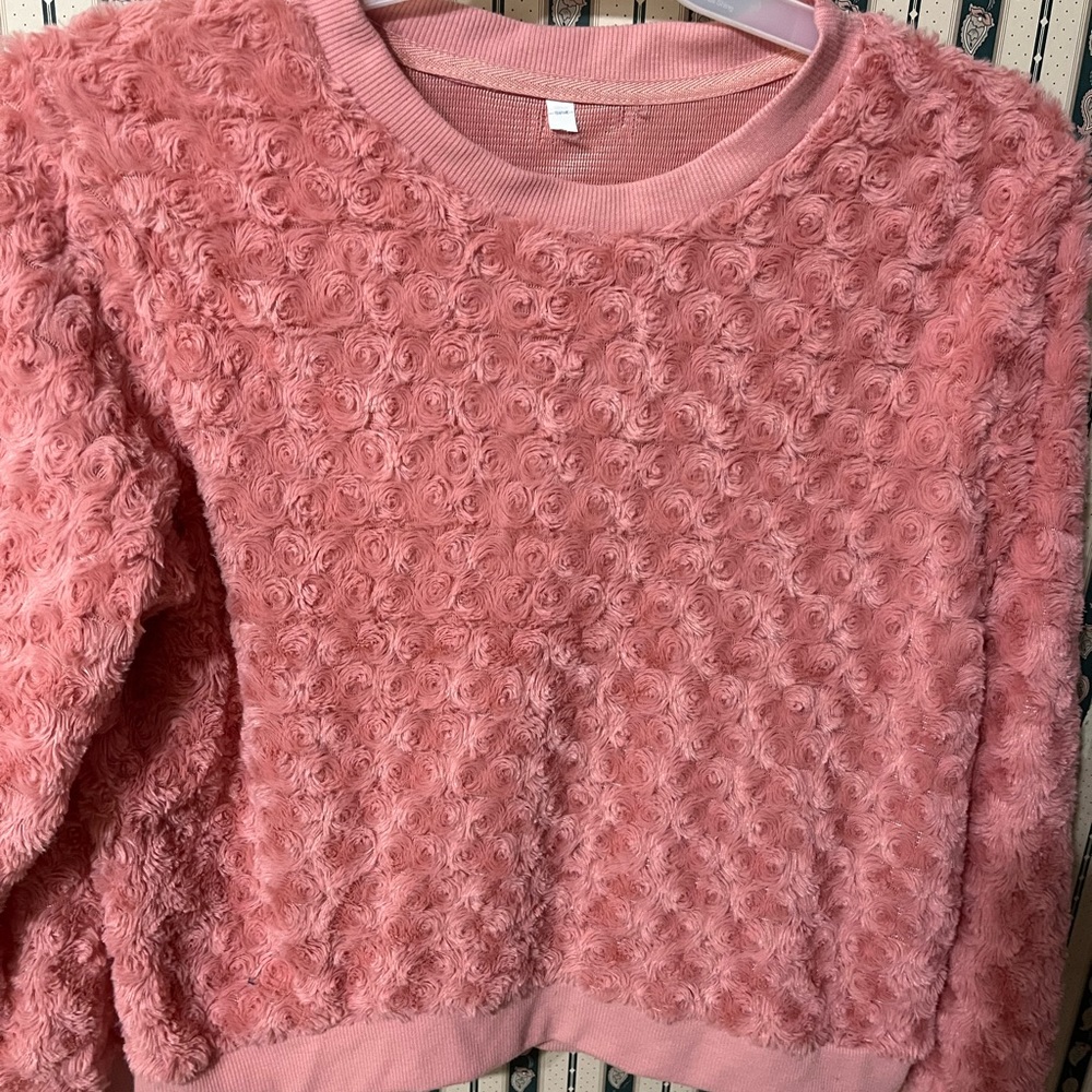 Sweater sz L pink